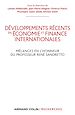 Téléchargez le livre numérique:  Développements récents en économie et finances internationales
