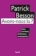 Téléchargez le livre numérique:  Avons-nous lu ?