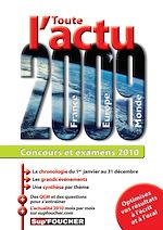 Téléchargez le livre :  Toute l'actualité 2009 - Concours et examens 2010