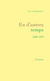 Télécharger le livre :  En d'autres temps
