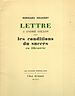 Téléchargez le livre numérique:  Lettre à André Gillon sur les conditions du succès en libriairie