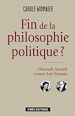 Téléchargez le livre numérique:  Fin de la philosophie politique ?