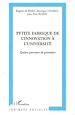 Téléchargez le livre numérique:  Petite fabrique de l'innovation à l'université