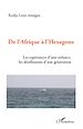 Téléchargez le livre numérique:  De l'Afrique à l'hexagone