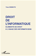 Téléchargez le livre numérique:  Droit de l'informatique