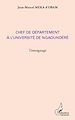 Téléchargez le livre numérique:  Chef de département à l'université de Ngaoundéré