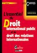 Téléchargez le livre numérique:  L'essentiel du droit international public et du droit des relations internationales 