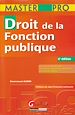 Téléchargez le livre numérique:  Master Pro. Droit de la fonction publique - 4e édition