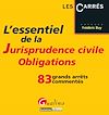 Dès le début de ses études, l?étudiant en Droit a besoin d?accéder aux principaux textes juridiques qui « font » le droit. A côté des textes légaux et réglementaires, il doit connaître la jurisprudence. Celle-ci désigne l?ensemble des jugements, arrêts et décisions rendus par les Cours et les Tribunaux et, en tout premier lieu, par le Conseil constitutionnel, le Conseil d?État, la Cour de cassation ainsi que la Cour européenne des droits de l?homme et la Cour de justice des Communautés européennes.Fidèle à la vocation de la collection « Les Carrés » qui est de rendre le droit accessible aux étudiants, les 8 livres consacrés à la jurisprudence leur permettent d?accéder facilement aux principaux arrêts et décisions qu?il faut connaître dans chaque matière et d?en retenir le contenu. Une fiche est consacrée à chaque texte ; elle présente successivement : les considérants ou attendus essentiels ; les faits ; la portée ; pour aller plus loin.

								
							
						