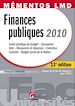 Téléchargez le livre numérique:  Mémentos LMD. Finances publiques 2010 - 13e édition