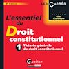 Télécharger l'ebook L'essentiel du droit constitutionnel, tome 1 - 9e �dition