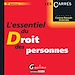 Téléchargez le livre numérique:  L'essentiel du Droit des personnes - 5e édition