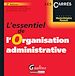 Téléchargez le livre numérique:  L'essentiel de l'organisation administrative - 2e édition