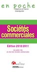 Téléchargez le livre numérique:  En poche. Sociétés commerciales - Édition 2010-2011