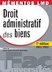 Téléchargez le livre numérique:  Mémentos LMD - Droit administratif des Biens 2011-2012 - 7e édition