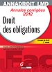 Téléchargez le livre numérique:  AnnaDroit LMD - Droit des Obligations 2012 - 2e année