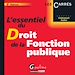 Téléchargez le livre numérique:  L'essentiel du droit de la fonction publique - 6e édition
