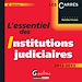 Téléchargez le livre numérique:  L'essentiel des institutions judiciaires 2012-2013 - 6e édition