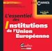 Téléchargez le livre numérique:  L'Essentiel des Institutions de l'Union européenne - 13e édition