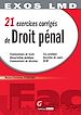 Téléchargez le livre numérique:  Exos LMD - Droit pénal