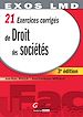 Téléchargez le livre numérique:  21 exercices corrigés de droit des sociétés - 3e édition