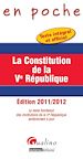 Téléchargez le livre numérique:  En poche - La Constitution de la Ve République 2011-2012