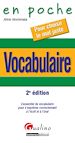 Téléchargez le livre numérique:  En poche - Vocabulaire - 2e édition