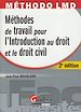 Téléchargez le livre numérique:  Méthodes de travail pour l'introduction au droit et le droit civil - 2e édition