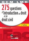 Télécharger le livre :  QCM LMD - 275 questions d'Introduction au droit et de droit civil - 4e édition
