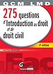 Téléchargez le livre numérique:  QCM LMD - 275 questions d'Introduction au droit et de droit civil - 4e édition