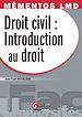 Téléchargez le livre numérique:  Mémentos LMD - Droit civil : Introduction au droit