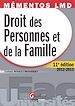 Téléchargez le livre numérique:  Droit des personnes et de la famille 2012-2013 - 11e édition