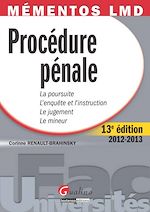 Télécharger cet ebook : Procédure pénale 2012-2013 - 13e édition