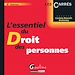 Téléchargez le livre numérique:  L'essentiel du droit des personnes - 6e édition