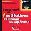 Télécharger le livre :  L'essentiel des institutions de l'Union européenne - 14e édition