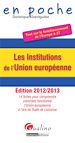 Téléchargez le livre numérique:  Les institutions de l'Union européenne 2012-2013