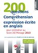 Téléchargez le livre numérique:  200 questions de compréhension et expression écrite en anglais - Pour s'entraîner au Score IAE-Message 2013 - 2e édition