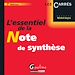 Téléchargez le livre numérique:  L'essentiel de la note de synthèse - 7e édition