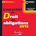 Téléchargez le livre numérique:  L'essentiel du droit des obligations 2013 - 9e édition
