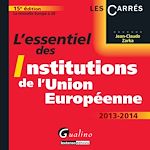 Téléchargez le livre numérique:  L'essentiel des institutions de l'Union européenne 2013-2014 - La nouvelle Europe à 28 - 15e édition