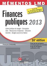 Télécharger cet ebook : Finances publiques 2013 - 16e édition