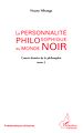 Téléchargez le livre numérique:  La personnalité philosophique du monde noir