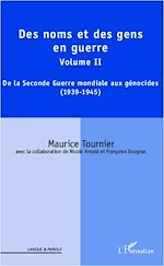 Télécharger cet ebook : Des noms et des gens en guerre