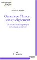 Téléchargez le livre numérique:  Geneviève Clancy : son enseignement