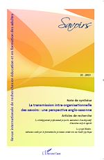 Télécharger cet ebook : La transmission intra-organisationnelle des savoirs : une perspective anglo-saxonne