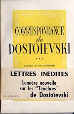 Correspondance de Dostoïevski, t.III |