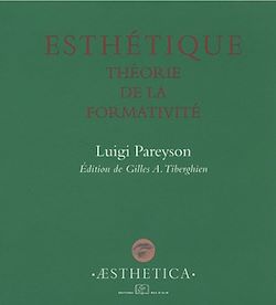 Esthétique. Théorie de la formativité