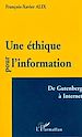 Téléchargez le livre numérique:  UNE ÉTHIQUE POUR L'INFORMATION