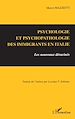 Téléchargez le livre numérique:  Psychologie et psychopathologie des immigrants en Italie