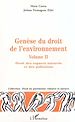 Téléchargez le livre numérique:  GÉNÈSE DU DROIT DE L'ENVIRONNEMENT